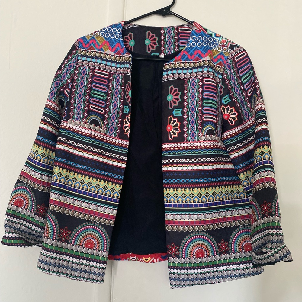 Festive Printed Blazer